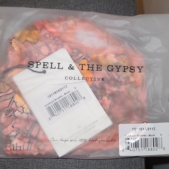 New spell designs amethyst bralette blush S bra - Picture 12 of 15